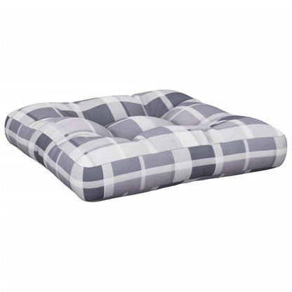 Cuscino per Pallet a Quadri in Tessuto