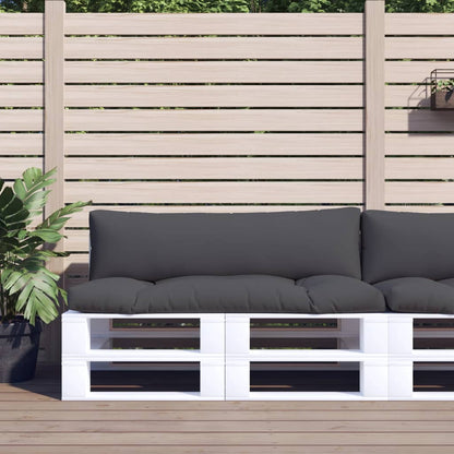 Cuscini per Pallet 2 pz Antracite in Tessuto | homemem39