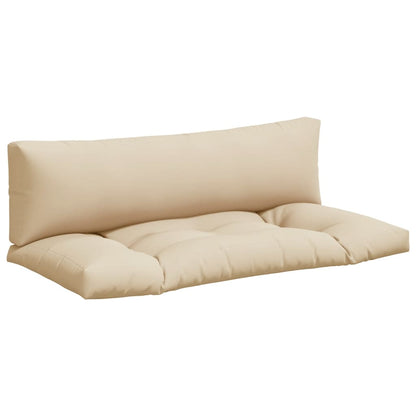 Cuscini per Pallet 2 pz Beige in Tessuto | homemem39