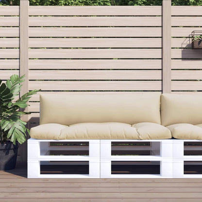 Cuscini per Pallet 2 pz Beige in Tessuto | homemem39