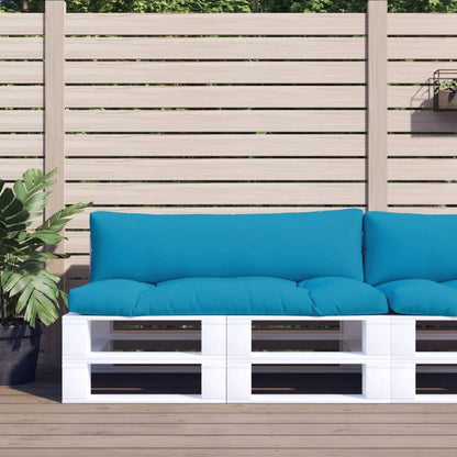 Cuscini per Pallet 2 pz Azzurro in Tessuto | homemem39