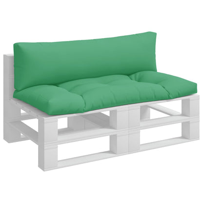 Cuscini per Pallet 2 pz Verdi in Tessuto | homemem39