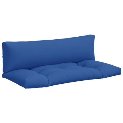 Cuscini per Pallet 2 pz Blu in Tessuto | homemem39
