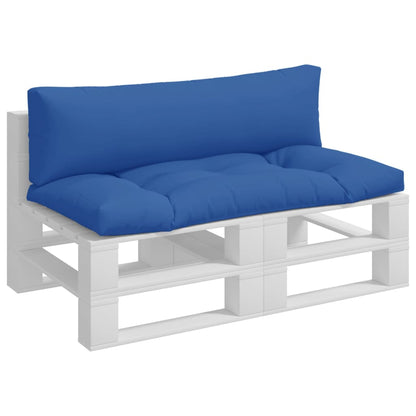 Cuscini per Pallet 2 pz Blu in Tessuto | homemem39