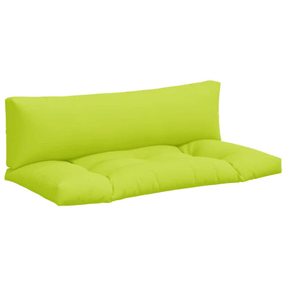 Cuscini per Divani in Pallet 2 pz Verde Intenso in Tessuto | homemem39