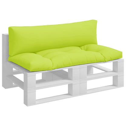 Cuscini per Divani in Pallet 2 pz Verde Intenso in Tessuto | homemem39