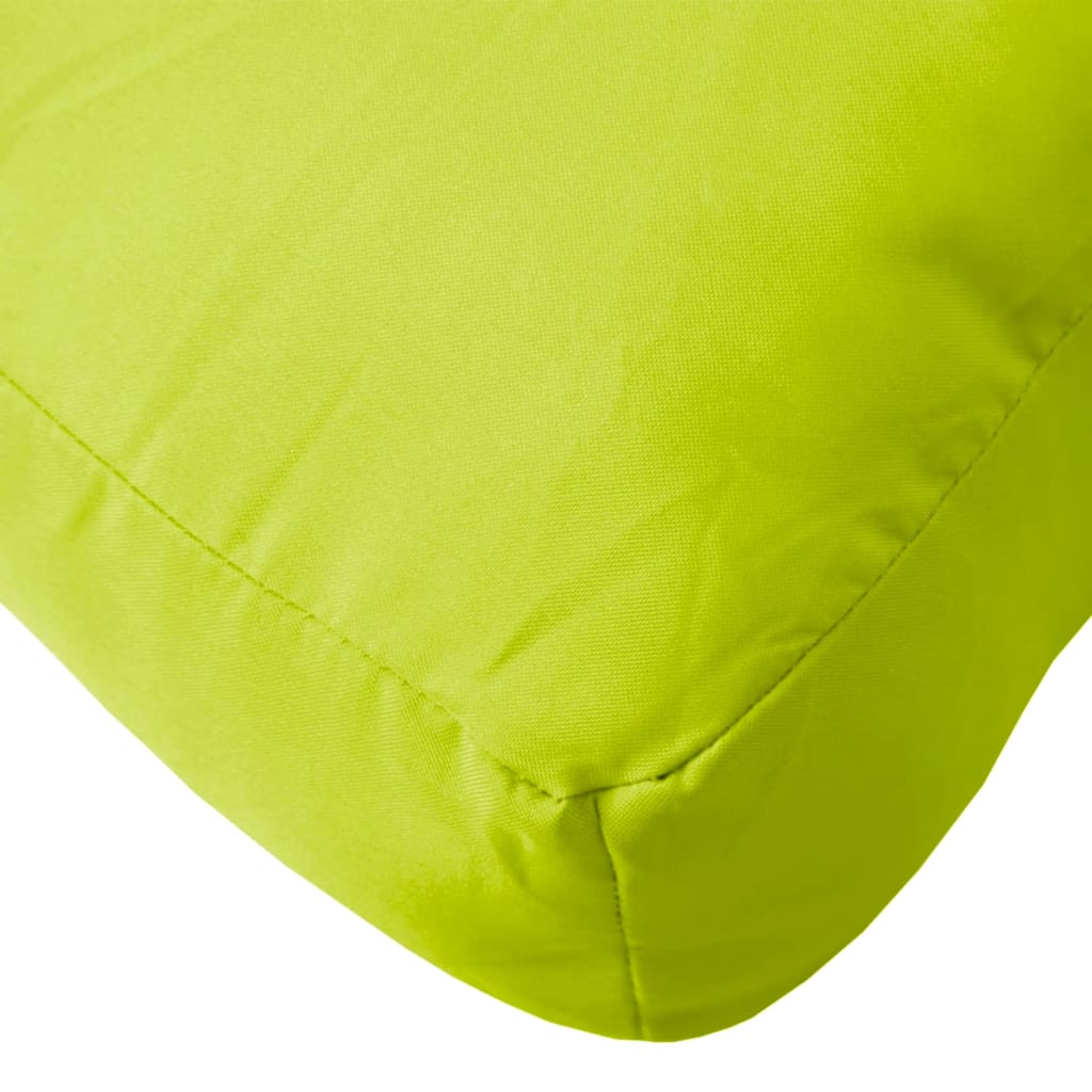 Cuscini per Divani in Pallet 2 pz Verde Intenso in Tessuto | homemem39