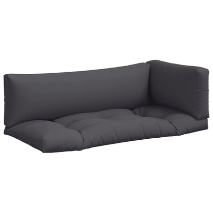 Cuscini per Pallet 3 pz Antracite in Tessuto | homemem39