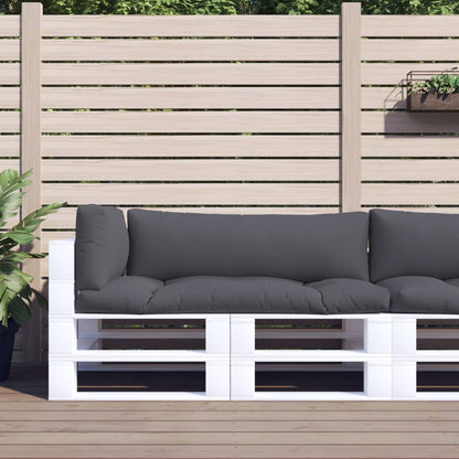 Cuscini per Pallet 3 pz Antracite in Tessuto | homemem39