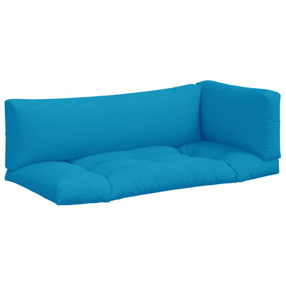 Cuscini per Pallet 3 pz Azzurro in Tessuto | homemem39