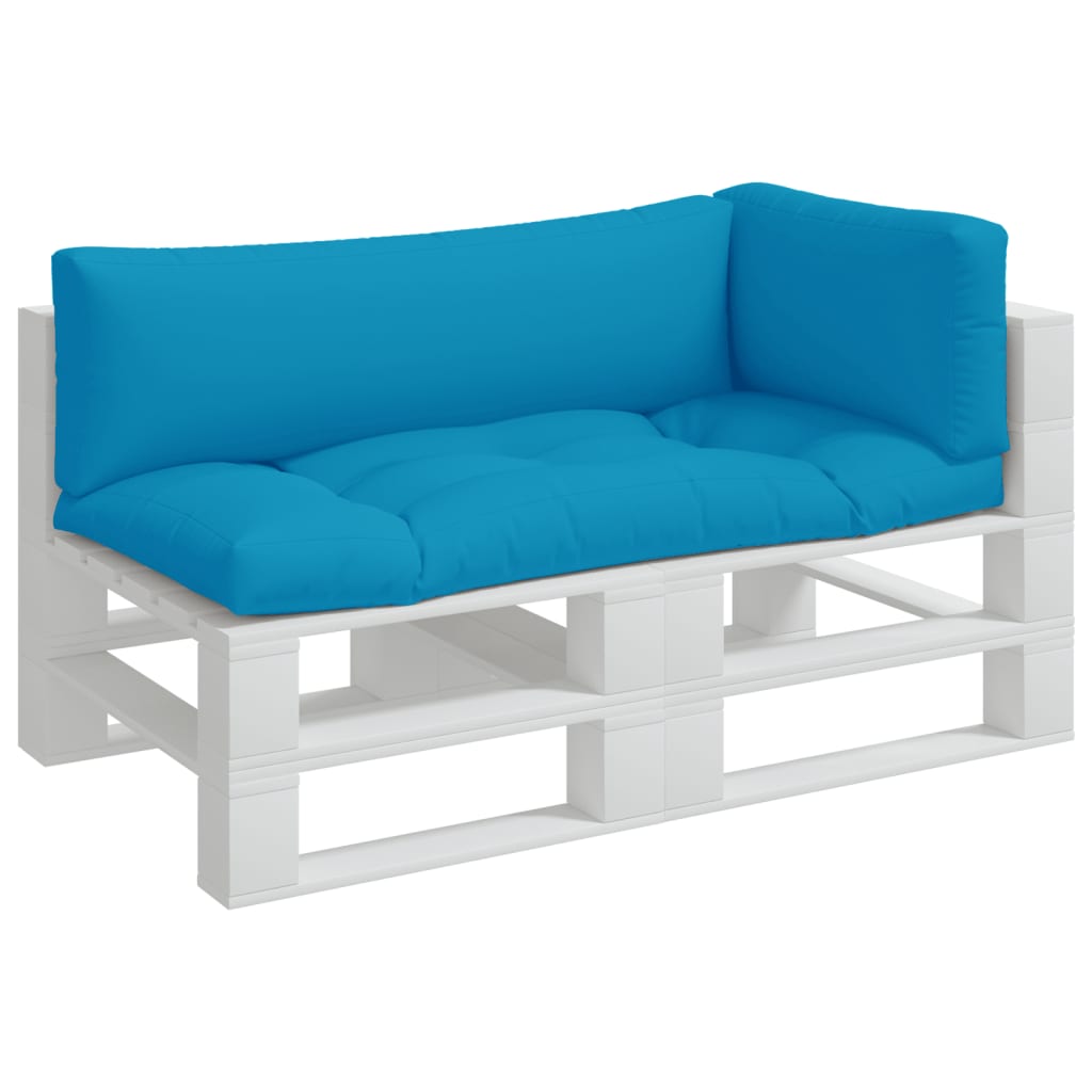 Cuscini per Pallet 3 pz Azzurro in Tessuto | homemem39