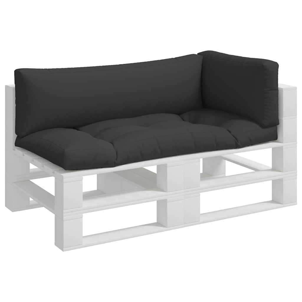 Cuscini per Pallet 3 pz Neri in Tessuto Oxford | homemem39