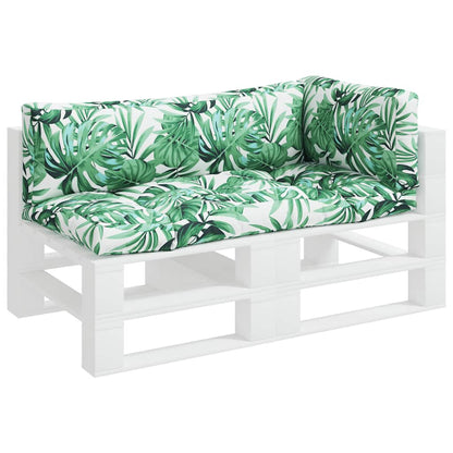 Cuscini per Pallet 3 pz Motivo a Foglie Tessuto | homemem39