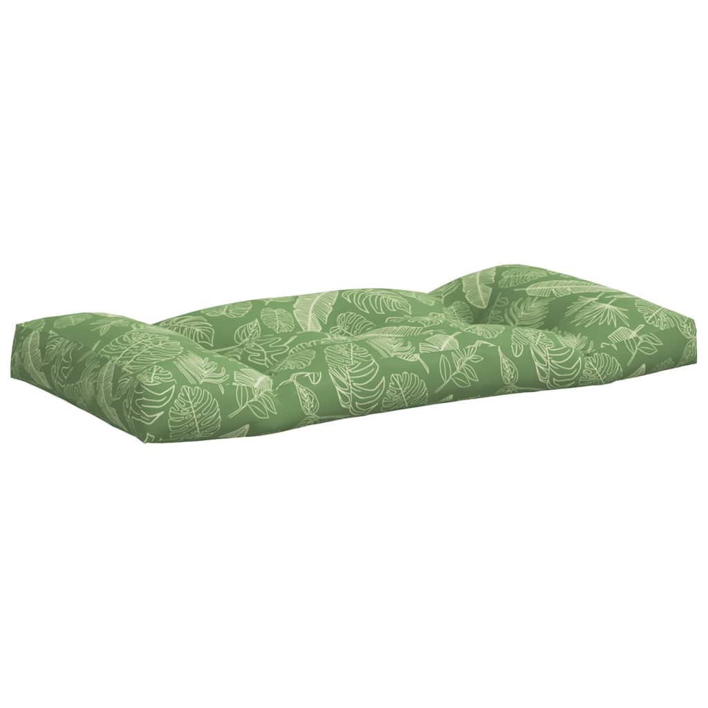 Cuscini per Pallet 3 pz Motivo a Foglie in Tessuto Oxford | homemem39