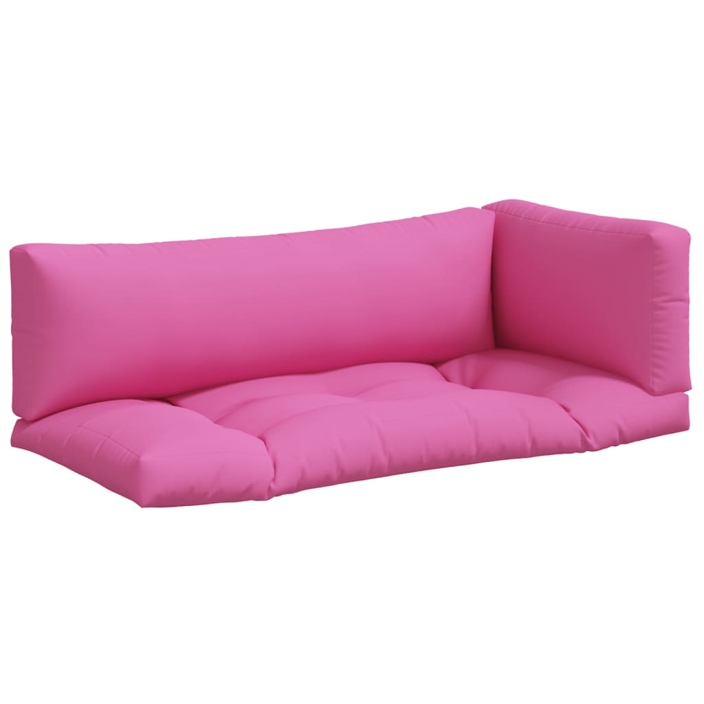 Cuscini per Pallet 3 pz Rosa in Tessuto Oxford | homemem39