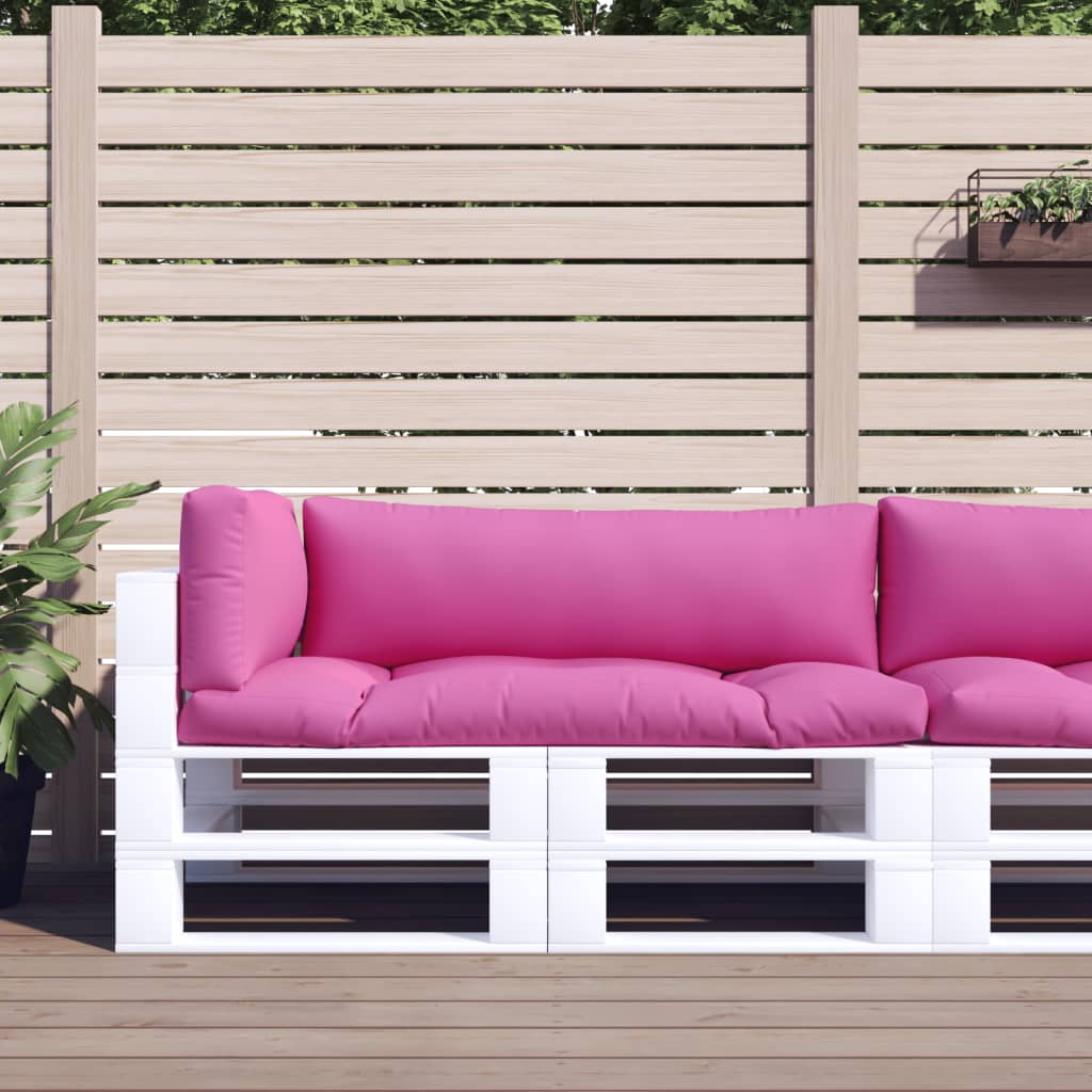 Cuscini per Pallet 3 pz Rosa in Tessuto Oxford | homemem39