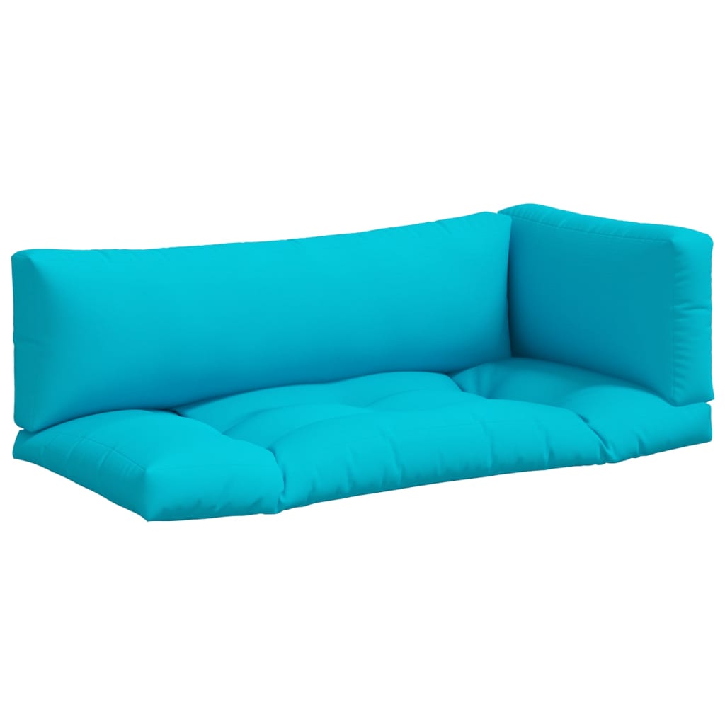 Cuscini per Pallet 3 pz Turchese in Tessuto Oxford | homemem39