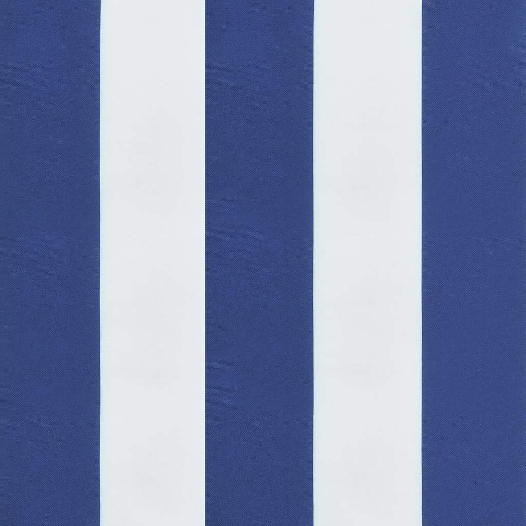 Cuscini per Sedia 6 pz Strisce Bianche e Blu 40x40x3 cm Tessuto | homemem39