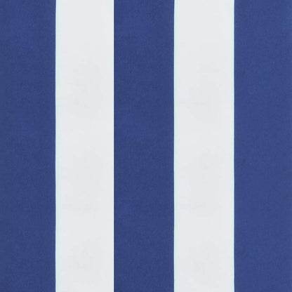Cuscini per Sedia 6 pz Strisce Bianche e Blu 40x40x3 cm Tessuto | homemem39