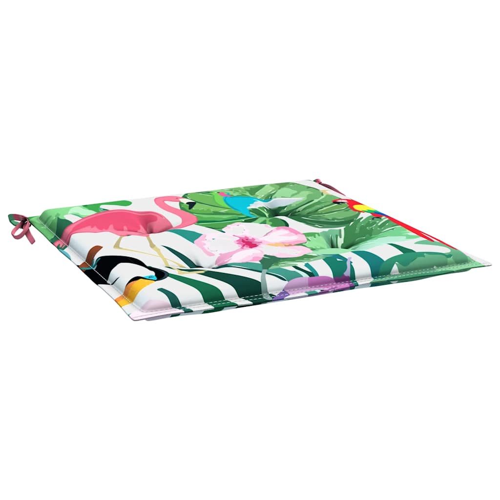 Cuscini per Sedia 2pz Multicolore 40x40x4 cm in Tessuto
