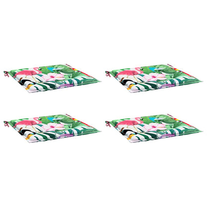 Cuscini per Sedia 4pz Multicolore 40x40x4 cm in Tessuto | homemem39
