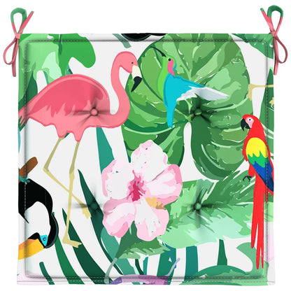 Cuscini per Sedia 6 pz Multicolore 40x40x4 cm in Tessuto | homemem39