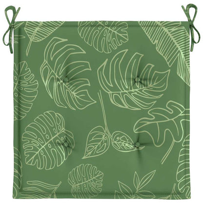 Cuscini per Sedia 6 pz Motivo a Foglie 40x40x4 cm Tessuto | homemem39