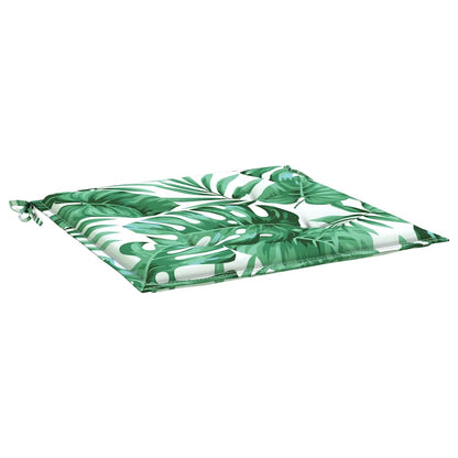 Cuscini per Sedia 6 pz Motivo a Foglie 50x50x3 cm in Tessuto | homemem39
