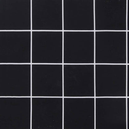 Cuscini per Sedia 42 pz Motivo a Quadri Nero 50x50x3 cm Tessuto | homemem39