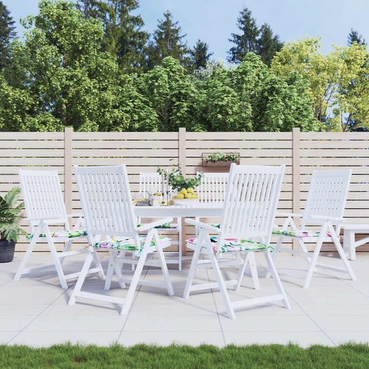 Cuscini per sedie 6 pz Multicolore 50 x 50 x 4 cm | homemem39