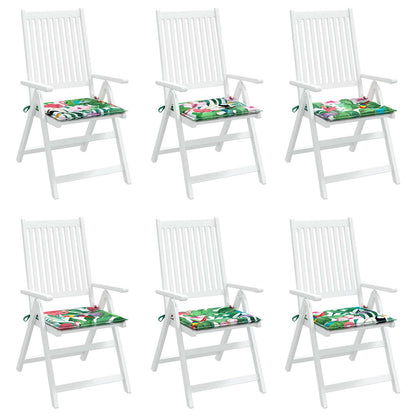 Cuscini per sedie 6 pz Multicolore 50 x 50 x 4 cm | homemem39