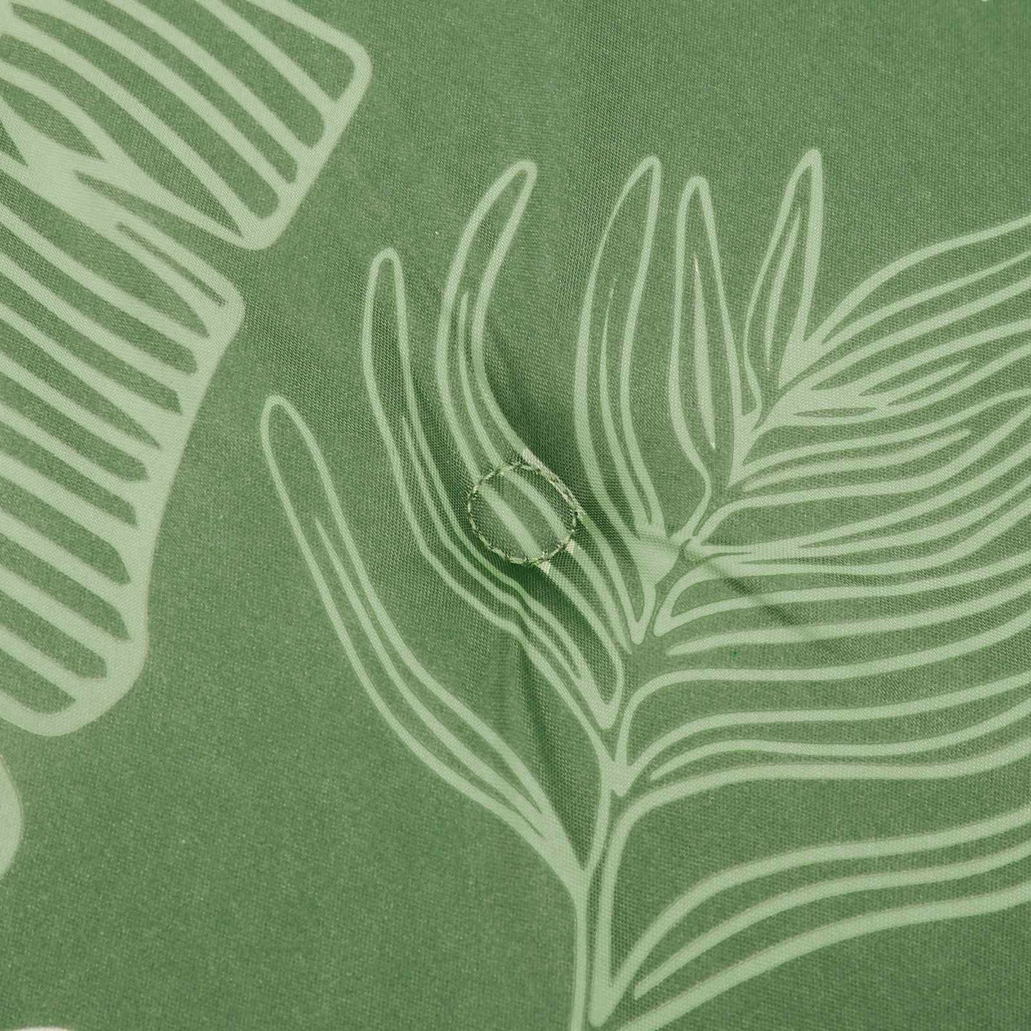 Cuscini per sedie 4 pz Verde e Bianco 50 x 50 x 4 cm | homemem39