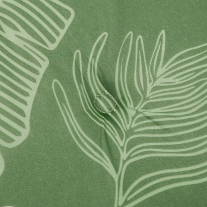 Cuscini per sedie 4 pz Verde e Bianco 50 x 50 x 4 cm | homemem39
