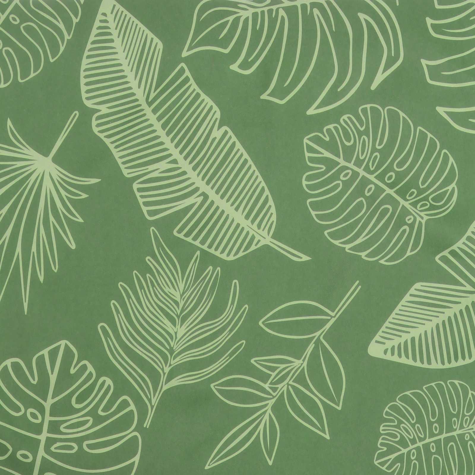 Cuscini per sedie 4 pz Verde e Bianco 50 x 50 x 4 cm | homemem39