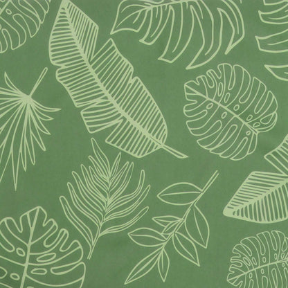 Cuscini per sedie 4 pz Verde e Bianco 50 x 50 x 4 cm | homemem39