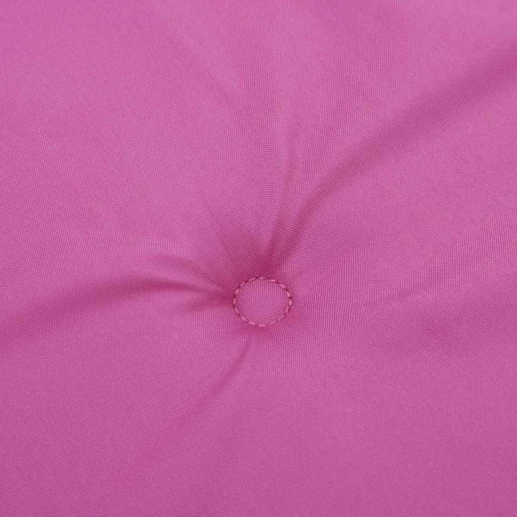 Cuscini per Sedia 6 pz Rosa 50x50x3 cm in Tessuto | homemem39