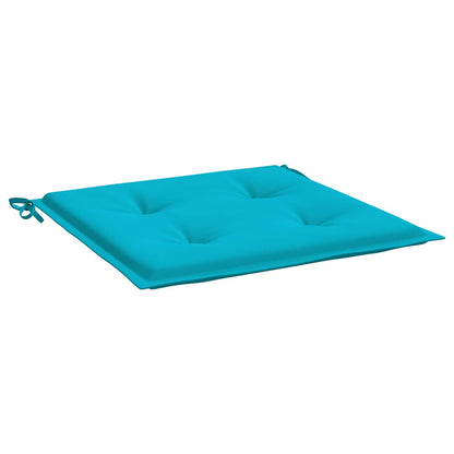 Cuscini per Sedia 5 pz Turchese 50x50x3 cm in Tessuto | homemem39