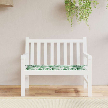 Cuscino per Sedia Tessuto Oxford Motivo Foglia 100 x 50 x 3 cm | homemem39