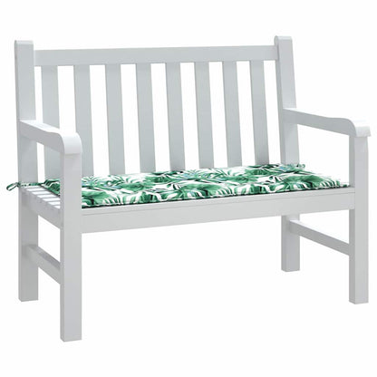 Cuscino per Sedia Tessuto Oxford Motivo Foglia 100 x 50 x 3 cm | homemem39