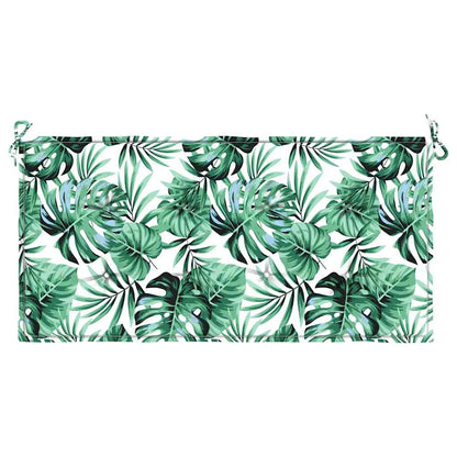 Cuscino per Sedia Tessuto Oxford Motivo Foglia 100 x 50 x 3 cm | homemem39
