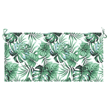 Cuscino per Sedia Tessuto Oxford Motivo Foglia 100 x 50 x 3 cm | homemem39