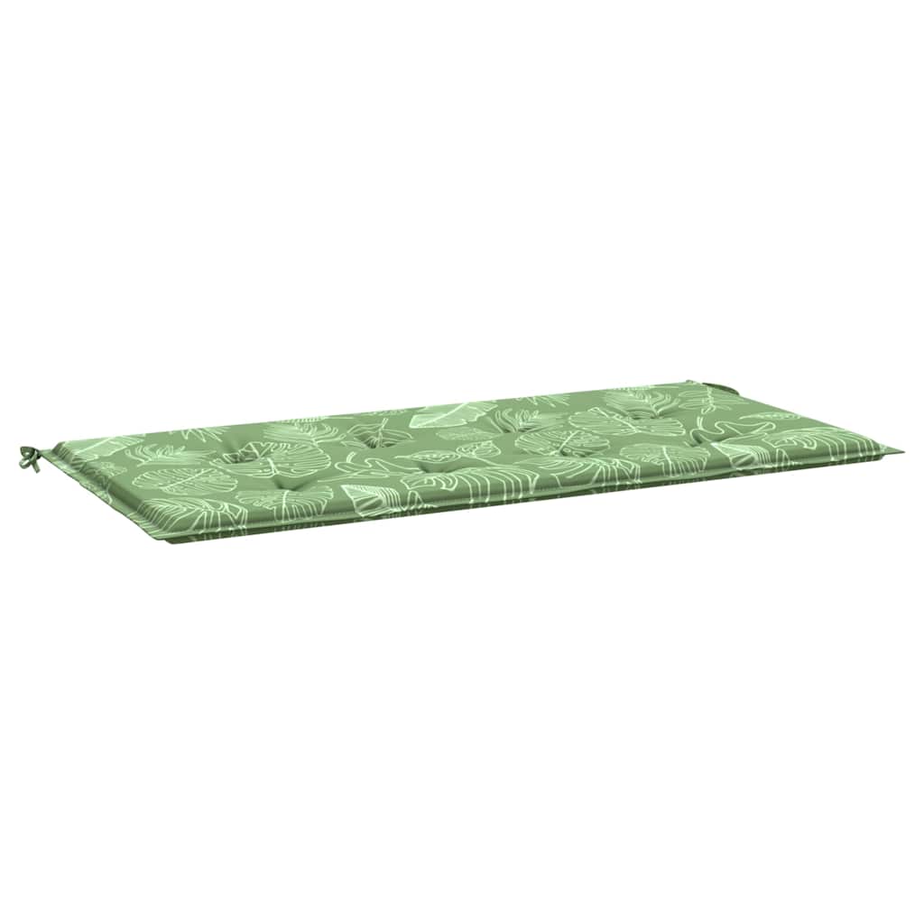 Cuscino per Panca a Foglie 120x50x4 cm in Tessuto Oxford - homemem39