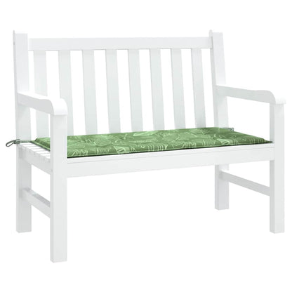 Cuscino per Panca a Foglie 120x50x4 cm in Tessuto Oxford - homemem39