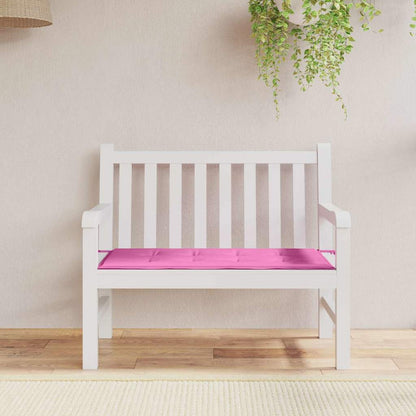Cuscino per Sedia Tessuto Oxford Rosa 120 x 50 x 3 cm