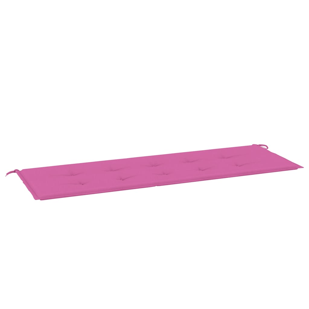 Cuscino per Panca da Giardino Rosa 150x50x4cm in Tessuto Oxford - homemem39