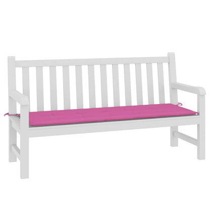 Cuscino per Panca da Giardino Rosa 150x50x3cm in Tessuto Oxford | homemem39