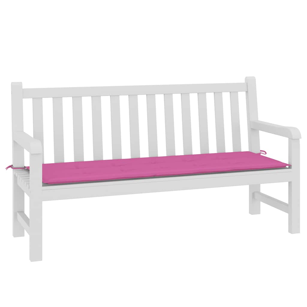 Cuscino per Panca da Giardino Rosa 150x50x4cm in Tessuto Oxford - homemem39