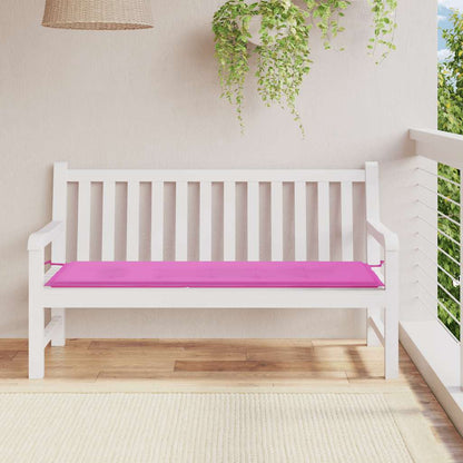 Cuscino per Panca da Giardino Rosa 150x50x3cm in Tessuto Oxford | homemem39