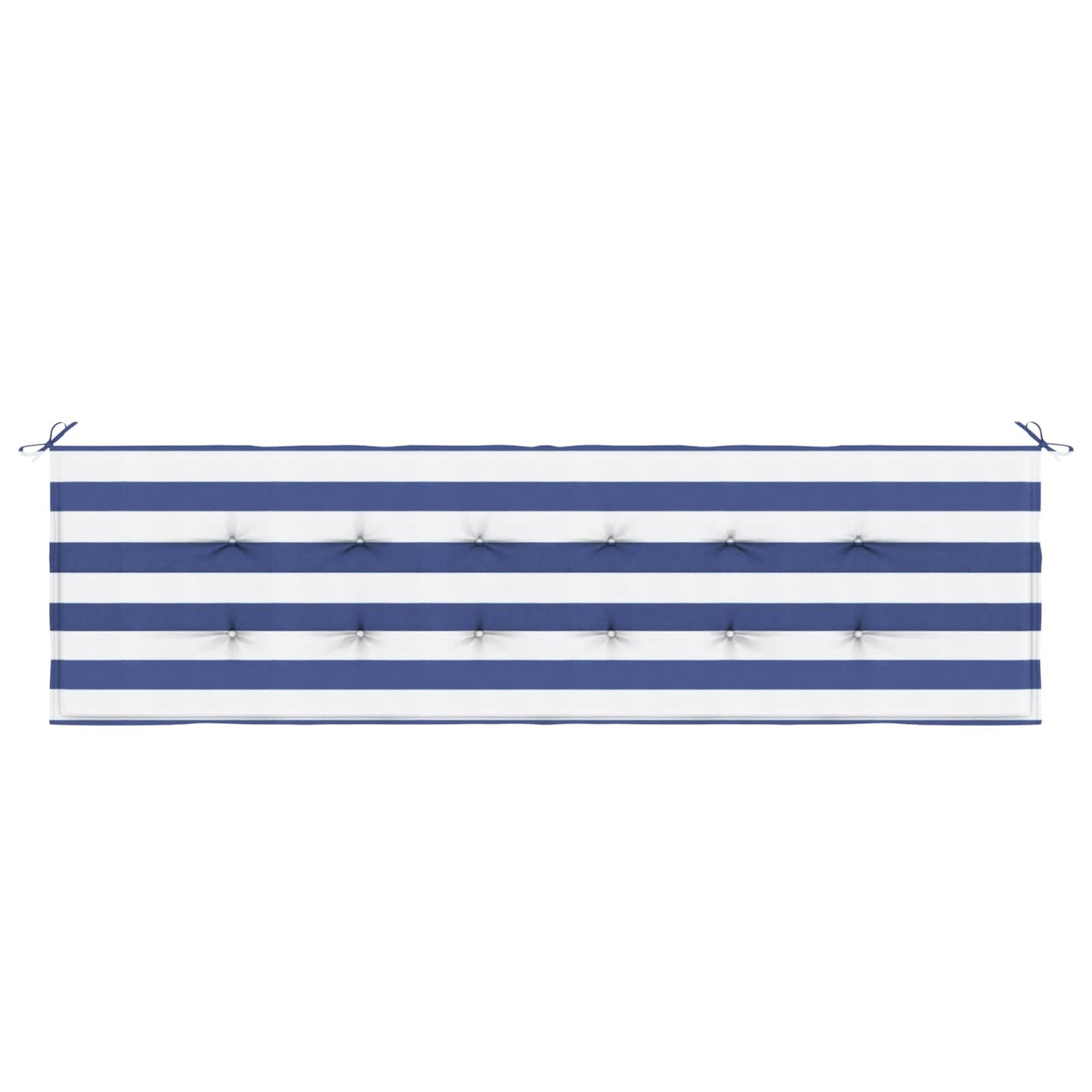 Cuscino per Panchina Tessuto Oxford Quadro Nero 150 x 50 x 3 cm | homemem39