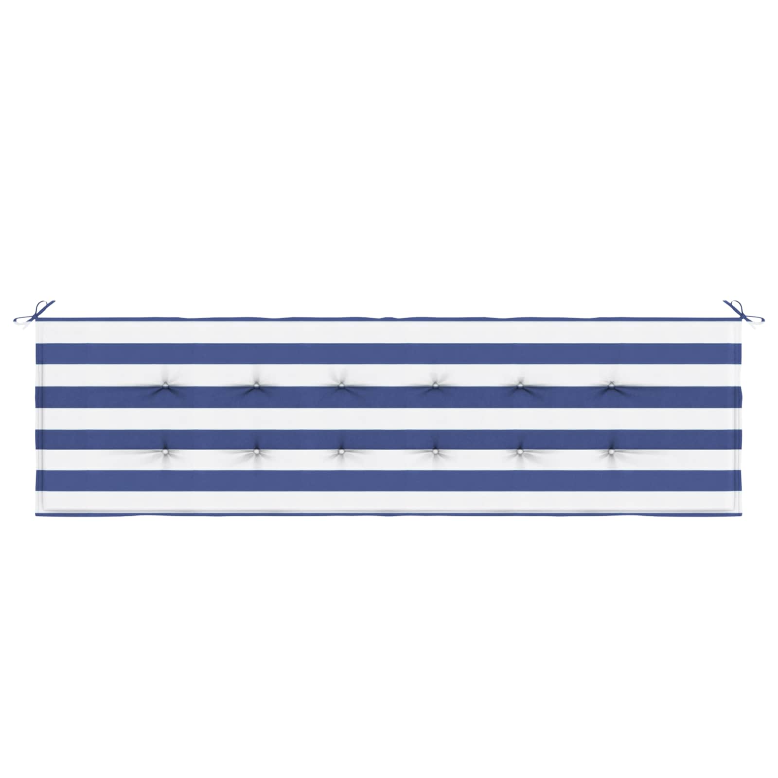 Cuscino per Panchina Tessuto Oxford Quadro Nero 150 x 50 x 3 cm | homemem39